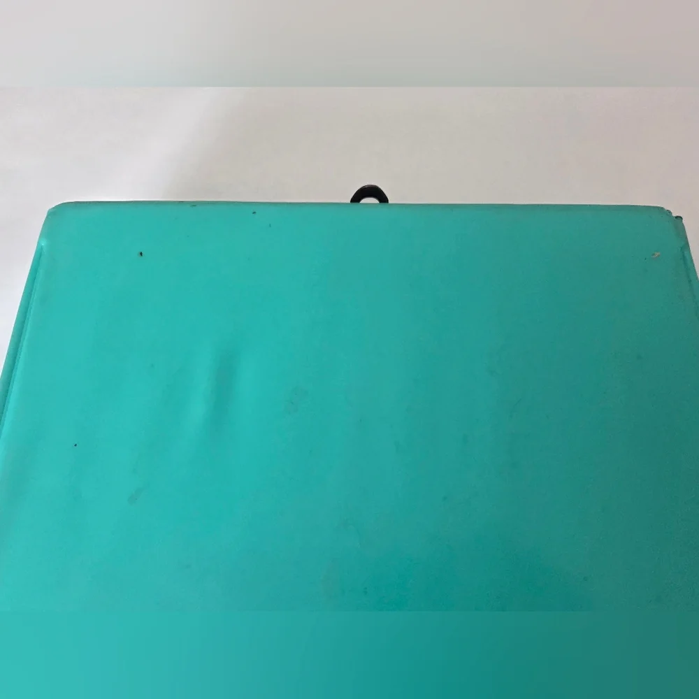 Rare Vintage 1960s Fashion Doll Accessory Case In Green/Aqua Color. Used